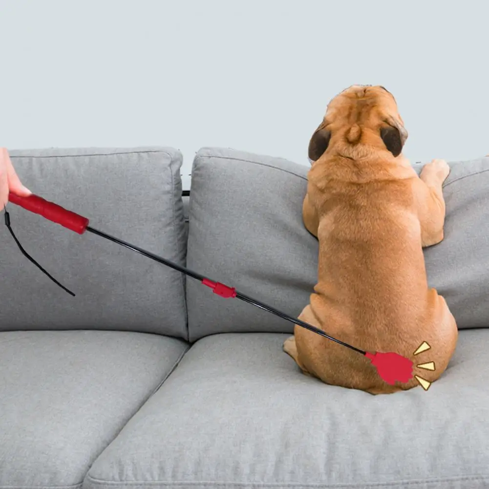 Silicone Dog Training Stick Stop Barking Foldable Design Comfortable Grip Lanyard Included Effective Dog Training Stick