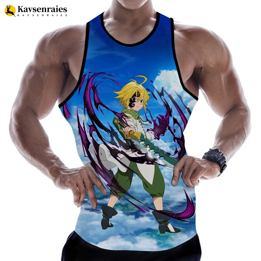 

Anime The Seven Deadly Sins Nana Printed 3D Vest Men Women Children Summer Hot Sale Fashion Casual Streetwear Cool Tank Tops 6XL