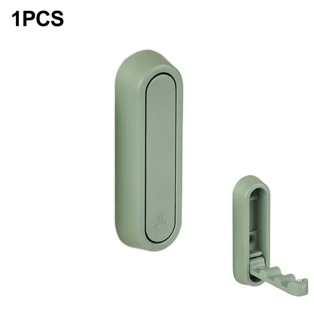 Folding Wall Hook Hiddden Robe Towel Coat Hook Stainless Steel for Home Kitchen Bathroom Matte Black Towel Hanger