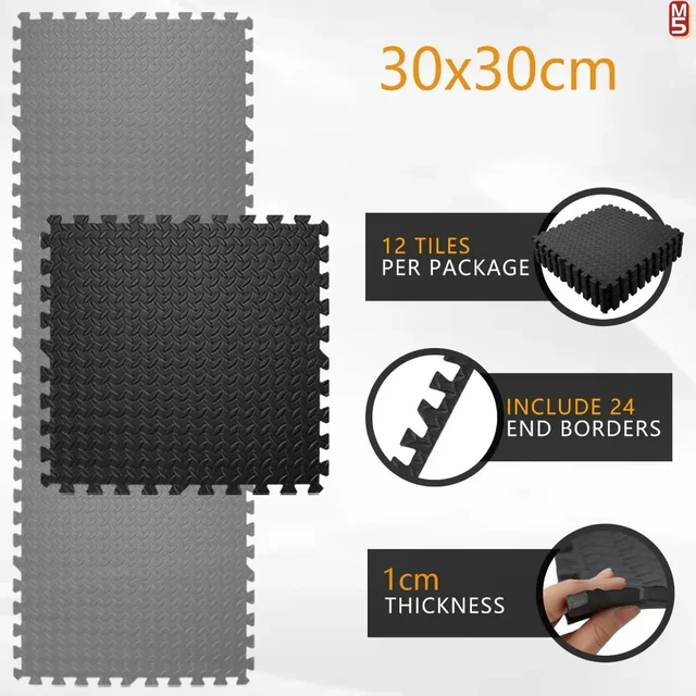 16-Pack Baby Game Stitching Mat Home Non-slip Waterproof Protective Floor Mat Suitable for Home Gym Interlocking Gym Floor Mat 5