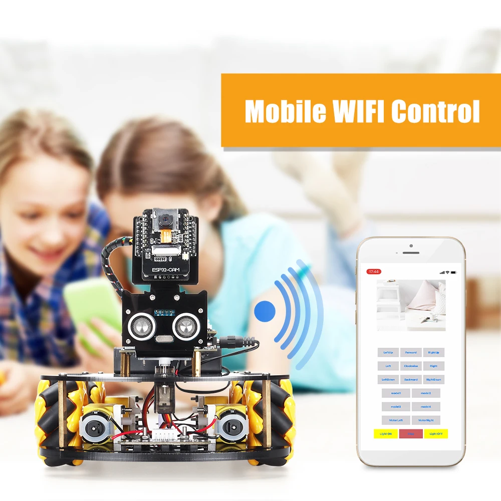 WiFi Robot Car Kit with Wifi Camera for Arduino – Oz Robotics