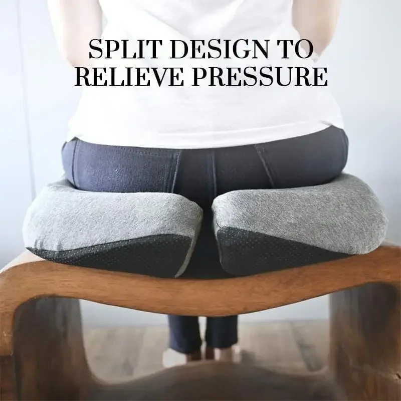 Pressure Relief Seat Cushion Back Pain Orthopedic Therapy Car Office Chair Wheelchair Support Tailbone Sciatica Relief Artifact 2