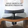 Pressure Relief Seat Cushion Back Pain Orthopedic Therapy Car Office Chair Wheelchair Support Tailbone Sciatica Relief Artifact 2