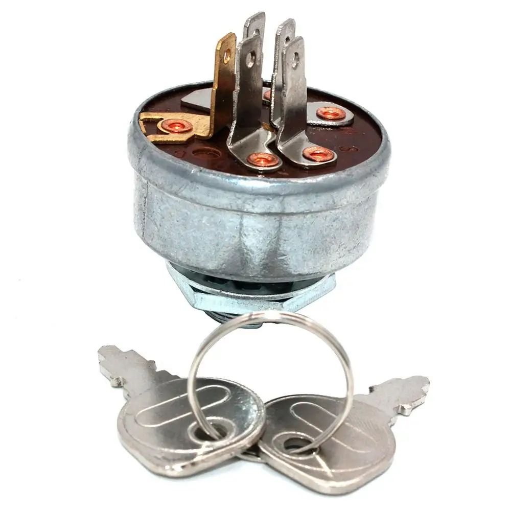 Ignition Starter Switch Key for John Deere 70 108 100 111 112L PC1187 PC1472 PC1699 JD321 AM102551 AM34872