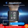 Smart Touch LCD Screen Wrist Blood Pressure Monitor Digital Voice Chargeable Heart Rate Sphygmomanometer Automatic Tonometer 2