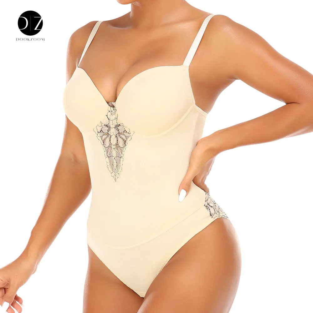 Open Crotch Body Shaper Women Shapewear Bodysuit Thong Body Shaper