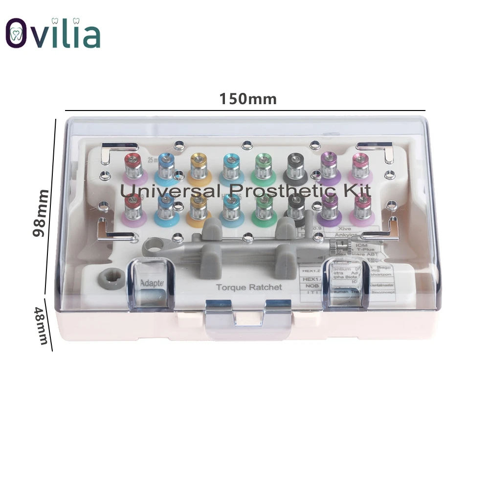 京セラインプラントセット 16 個歯科インプラントスクリュードライバーカラフルなト
