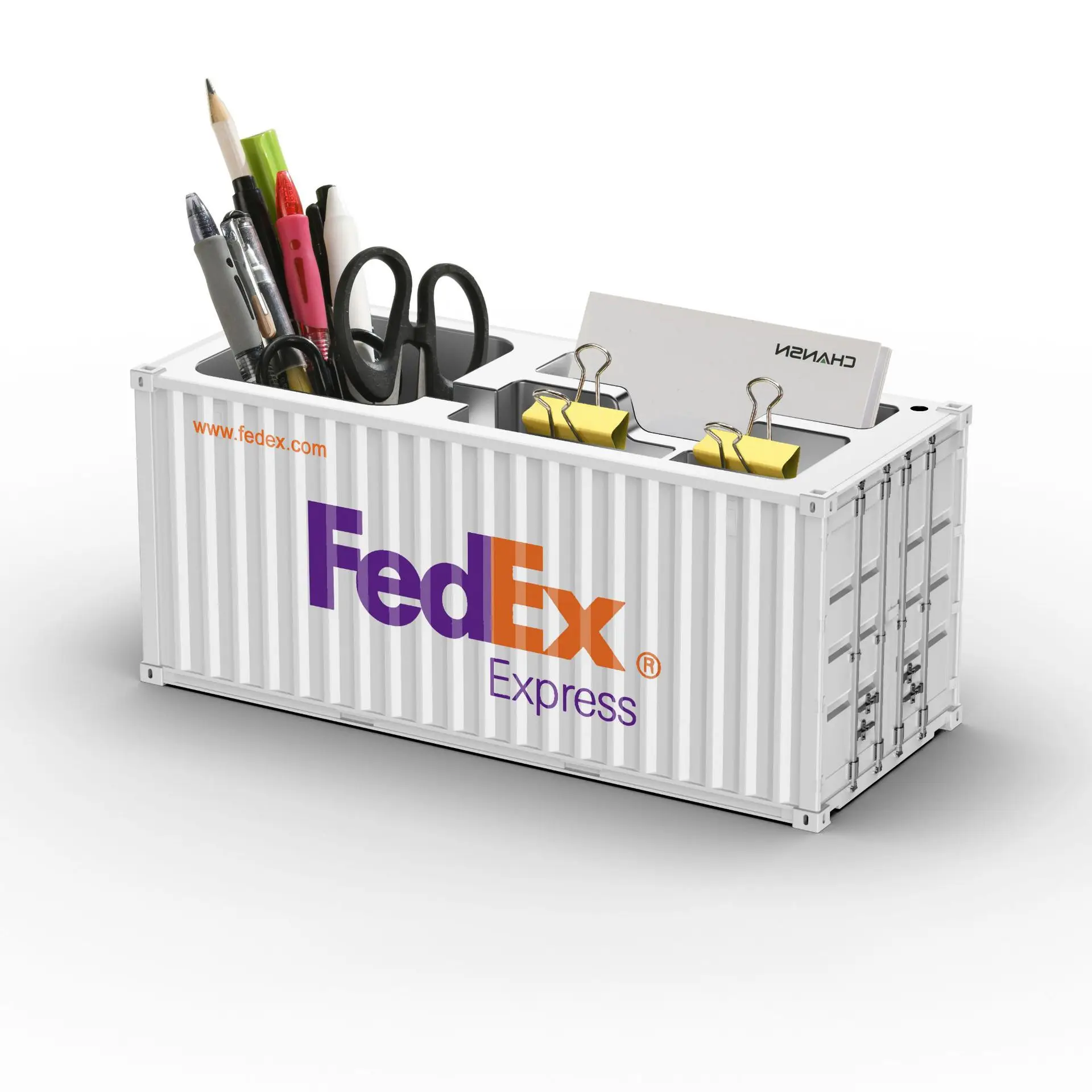 White FedEx