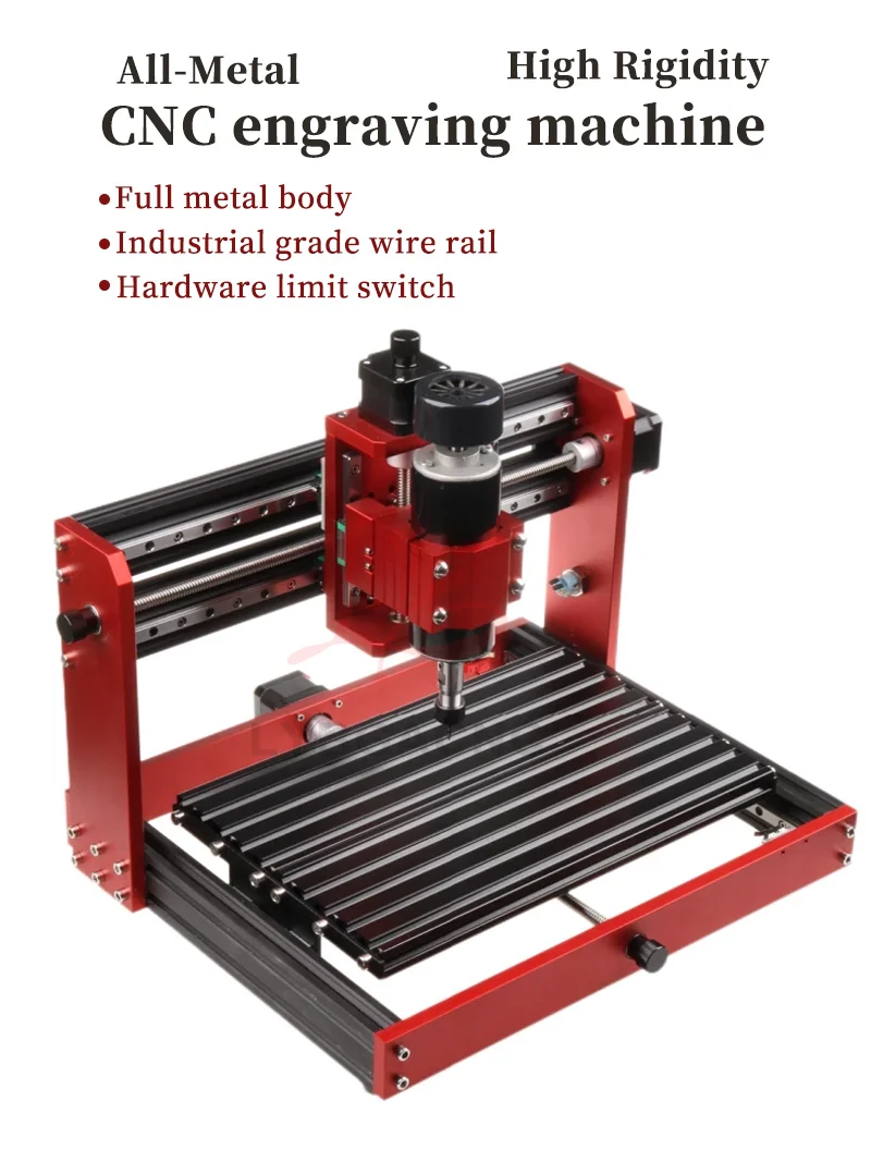 LY 3020 Plus CNC Gravur- und Schneidemaschine Hochpräzise 3-Achsen Vollmetall Desktop 500W Spindel für Holz PVC Acryl 300x200 MM – Detail 6