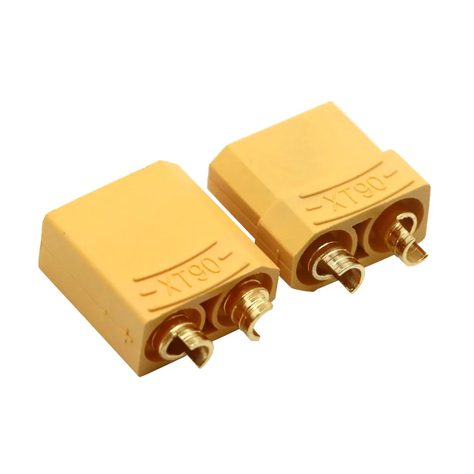 XT90H Stecker + Buchse, 1-10 Paar Hochstrom Goldstecker 4,5mm AMASS