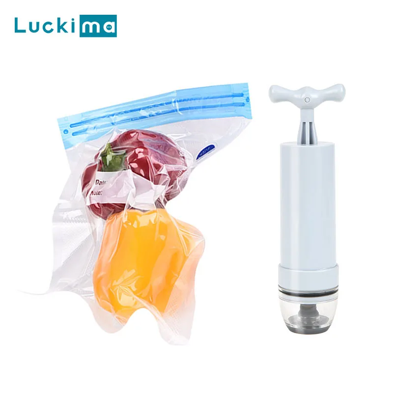 10Pcs Vacuum Sealer Bags Reusable Food Storage bag Household Vacuum Food  Sealer Bag With Hand Pump Sealing Clips - AliExpress