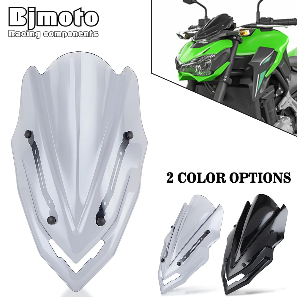 Z900 Z 900 Motorcycle Street Bike Wind Screen Deflectors for Kawasaki Z900 -2010 Windshield Windscreen motorcycle windshield