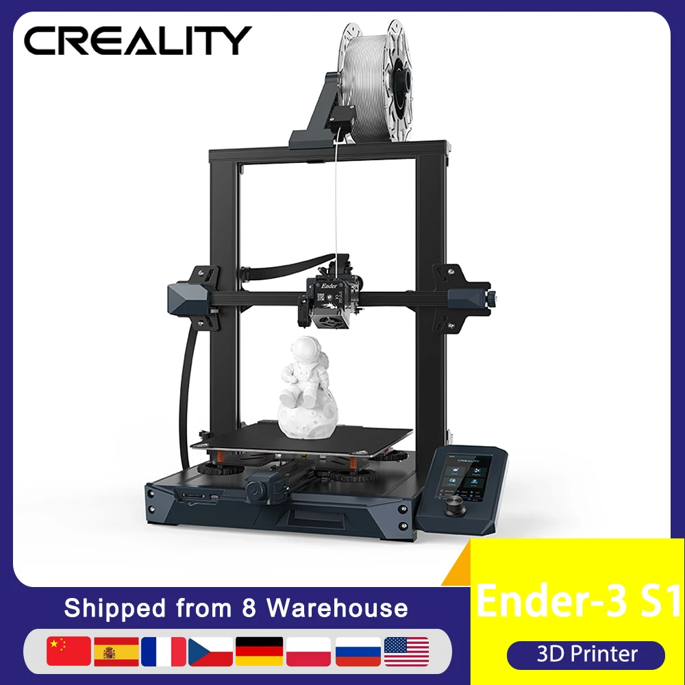 Creality Ender-3 S1 Desktop 3d Printer 220*220*270mm Silent Motherboard  Direct Extruder Pc Spring Steel Platform Dual Z-axis - 3d Printer -  AliExpress