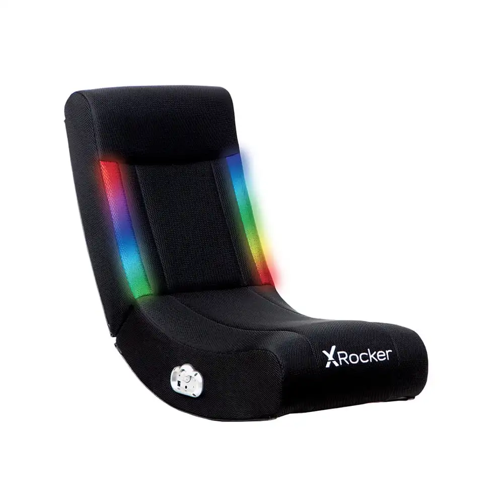 

Игровой стул X Rocker Solo RGB Audio Floor Rocker, черная сетка 29,33 дюйма x 14,96 дюйма x 24,21 дюйма