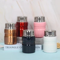 Stainless Steel Insulation Lunch Box Soup with Spoon Containers Thermo Mug Thermo Cup 500ML 750ML Vacuum Flasks Thermosbeker 3