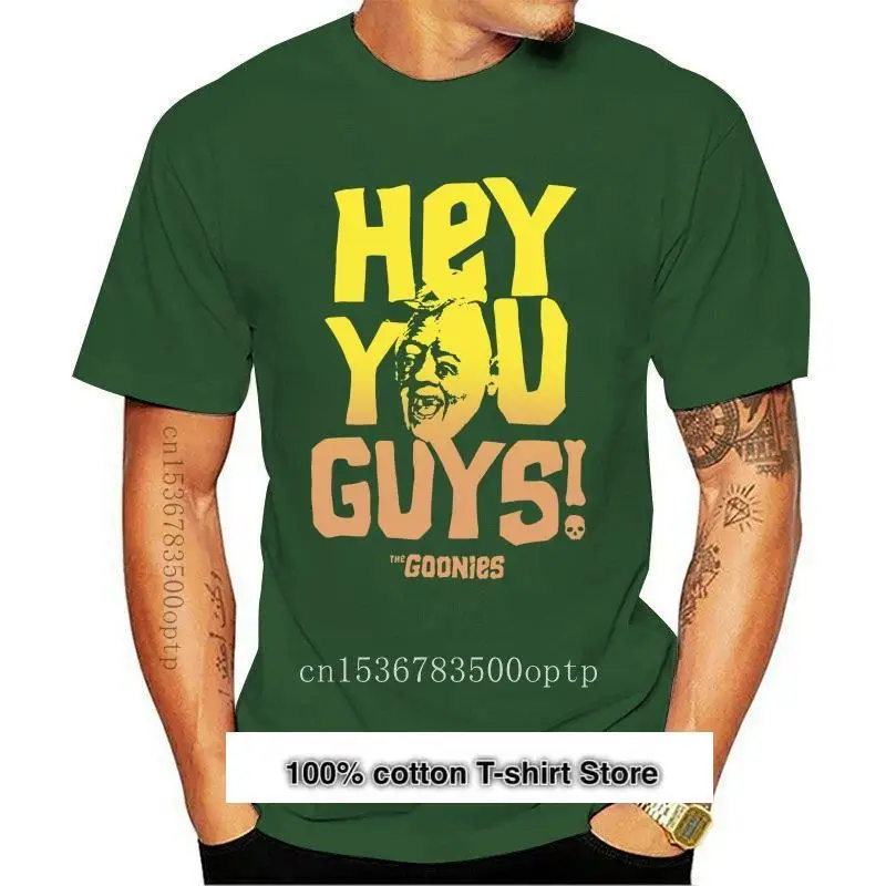 Camiseta Retro Desgastada, Camisa Oficial De The Goonies Broth Hey You Guys, Pelicula De Los 80