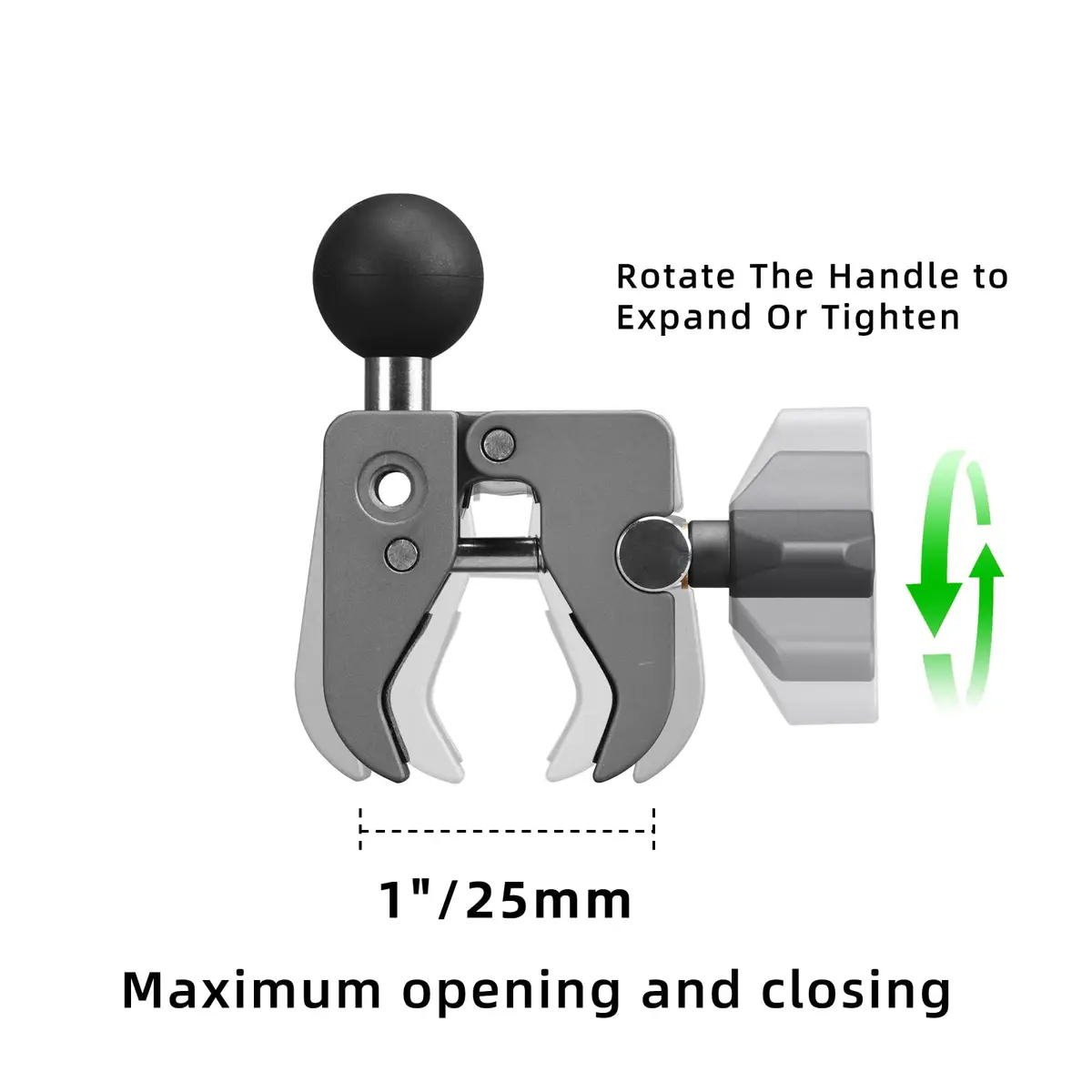 FANAUE Handlebar Clamp Mount Base mobile phone holder stand Support bracket Motorbike motorcycle Bicycles ATV/UTV for RAM Mounts — view 6
