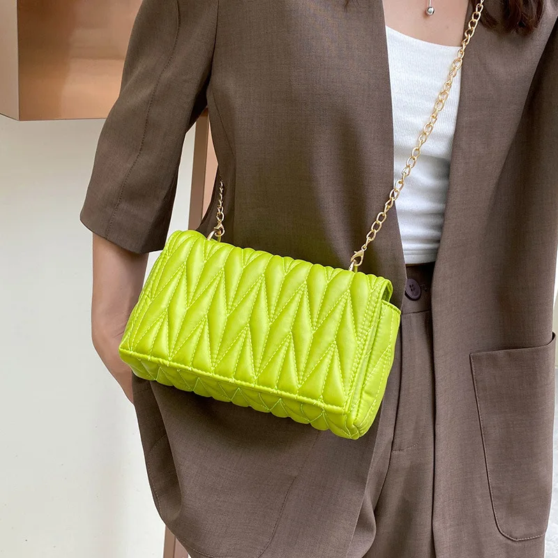 Fashion Lozenge Bag for Women Soft Leather Crossbody Bag Flip-open Shoulder Messenger Bag Shopping Crossbody Bags for Women