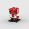 MOC Insides DIY Out Brickheadz Building Blocks Disgust Figures Bricks Educational Toys for Children 4