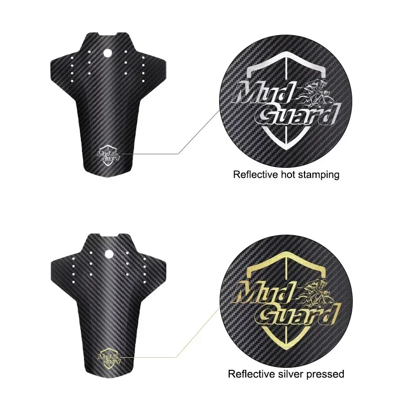 1Pair Bicycle Fender Cycling Accessories Road Bike Carbon Fiber Mountain Bike MTB Mud Guards