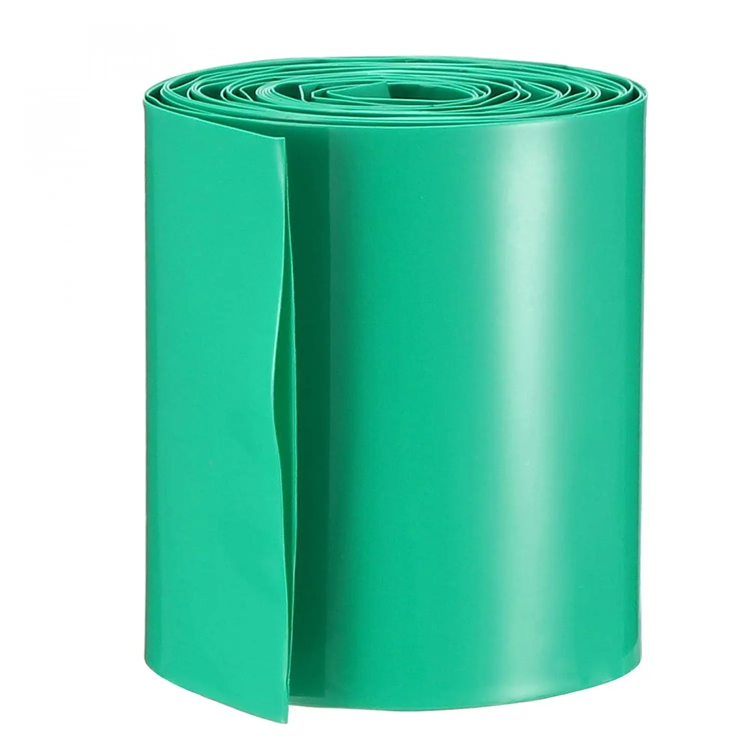 

Keszoox Battery Wrap PVC Heat Shrink Tubing 50mm Flat Width for 18650 Power Supplies 2 Meter Length Green