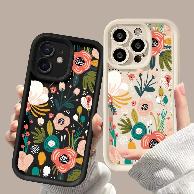 Vibrant Floral Design Phone Case Cover