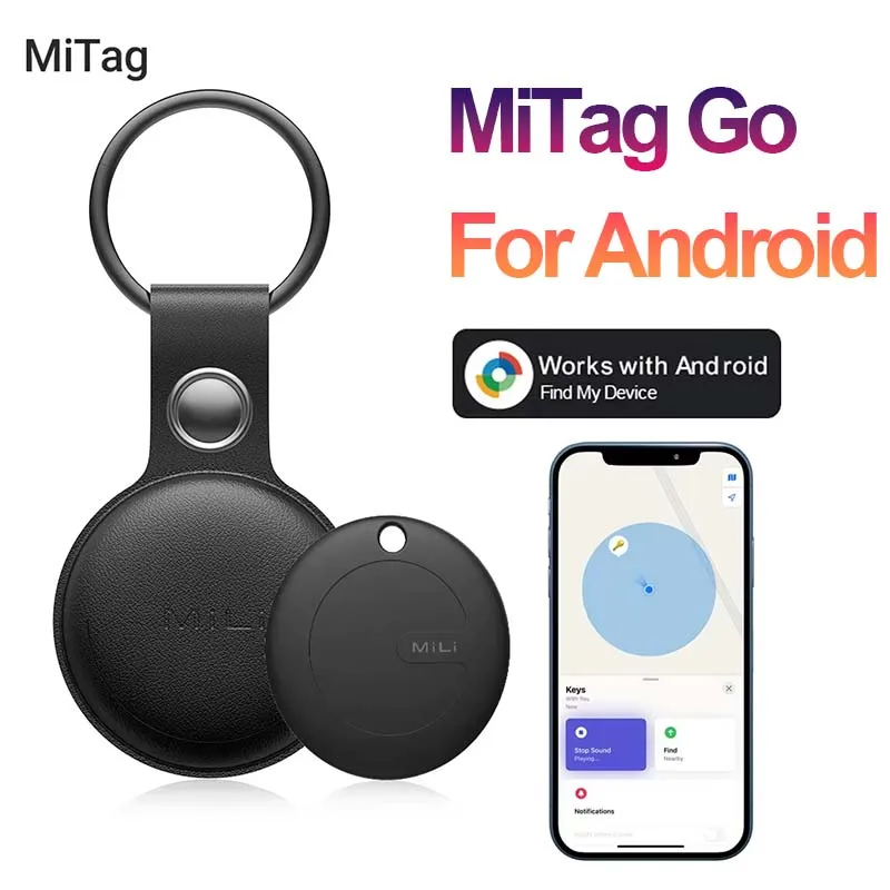 Anti Lose Tracker MiLi MiTag Smart Bluetooth Locator Anti-Lost Device Mobile Keys Elderly Kids Finder Work With Google find my device smart bluetooth locator
