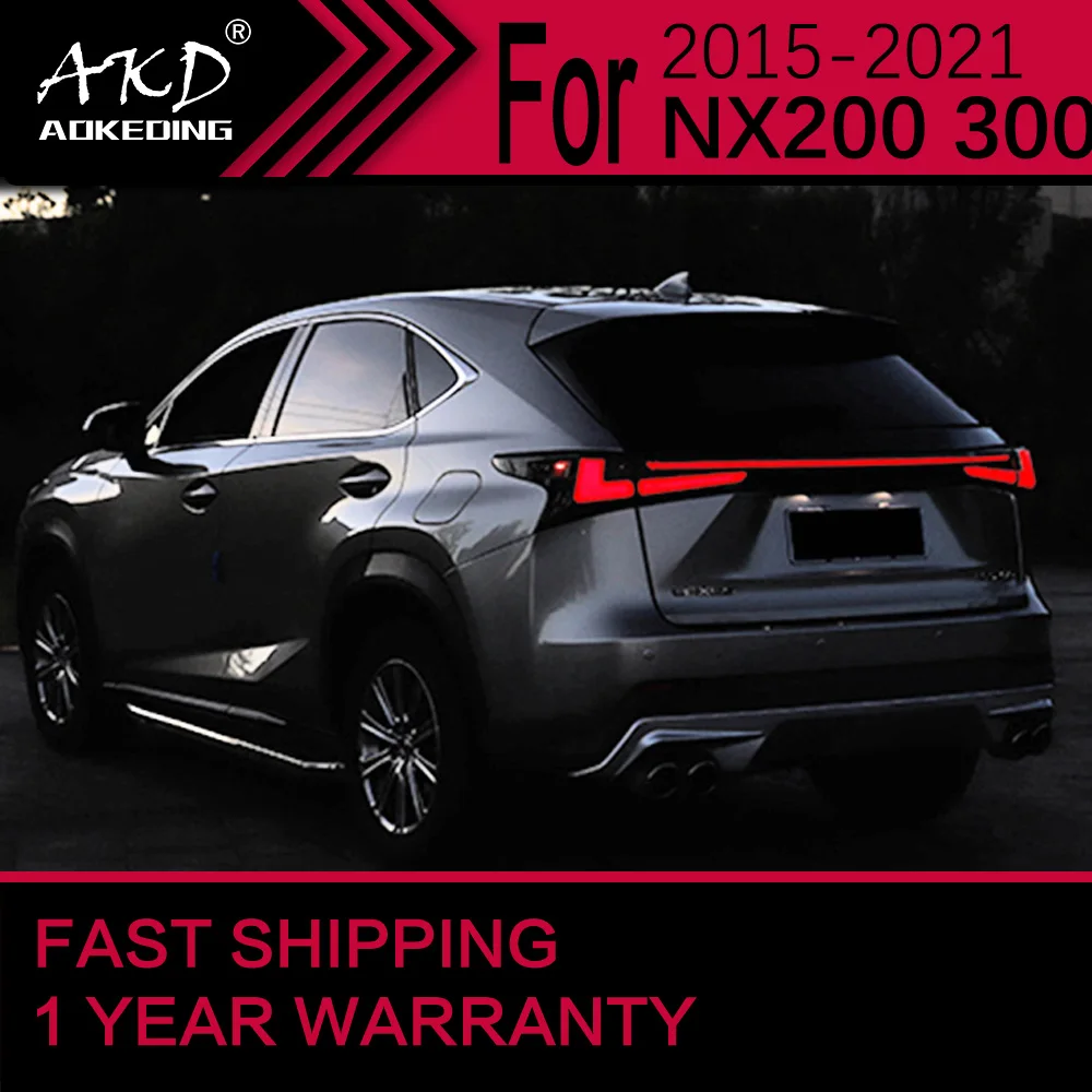 レクサスNX300h 右側テールランプ　リヤフォグ有り レクサスNX300h 右側テールランプリヤフォグ有り