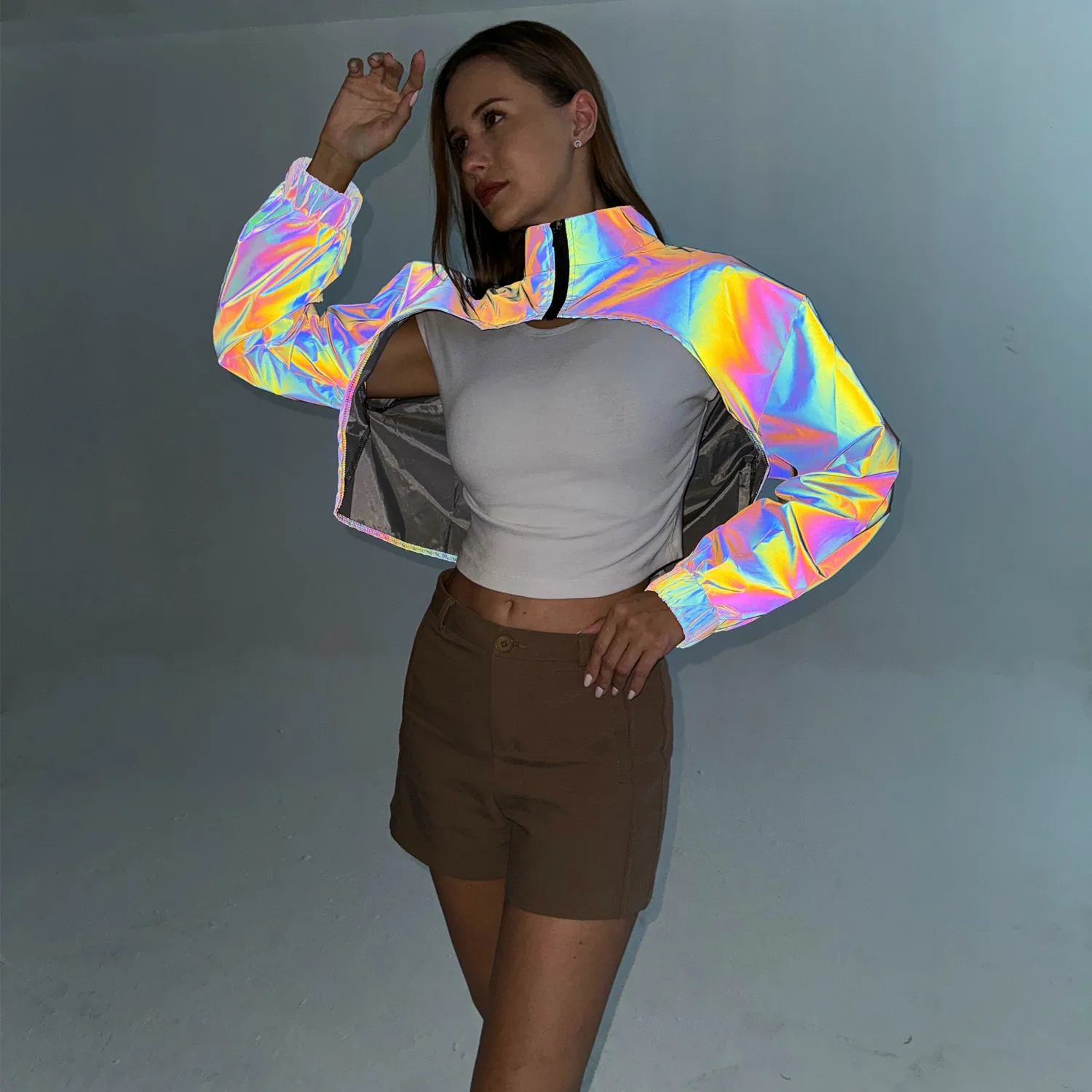 【激レア】LED RECHWE ジャケット クロップド 激レア】LED RECHWE ジャケット クロップド 激レア】LED RECHWE