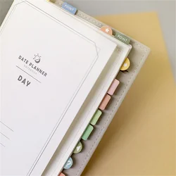 6sheets Gradient Color Label Index Sticker Sticky Notes Bookmark Paper Sticker Notepad Bookmark Supplies Kawaii Stationery