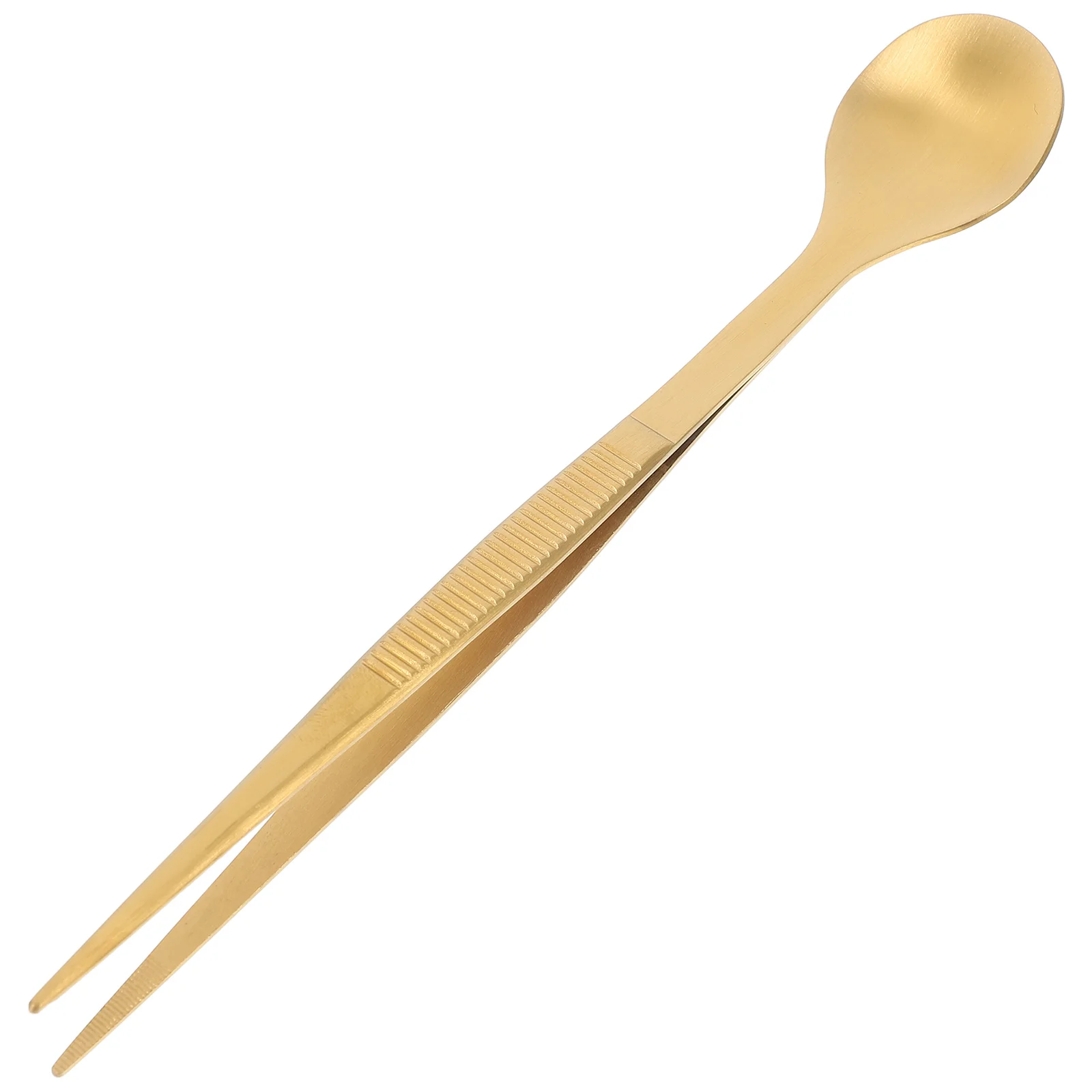 Stainless Steel Ladle Stainless Steel Flavor Test Spoon Spoons Grilling Tongs Buffet Cold Dishes Sauce Chef Tasting Culinary Tweezer Tea