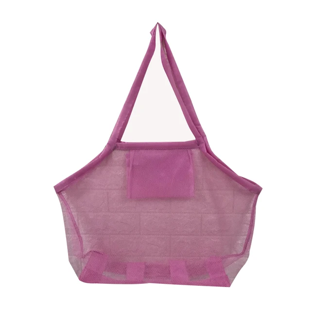 Pink beach bag L