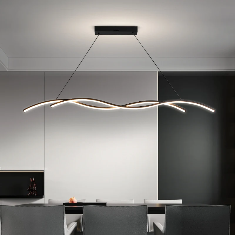 QIYIMEI Minimalist Lamps LED Pendant Lights For Living Study Dining Room Bedroom Home Decor Lamps Indoor Lighting Hanging Lights 4
