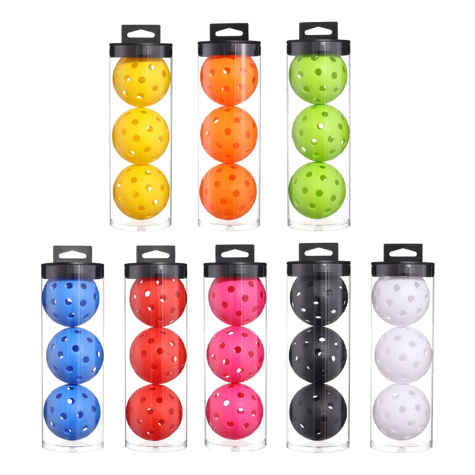 3Pcs Pickleball Ball Pickleball Accessories Practice Toy Ball for Outdoor Indoor