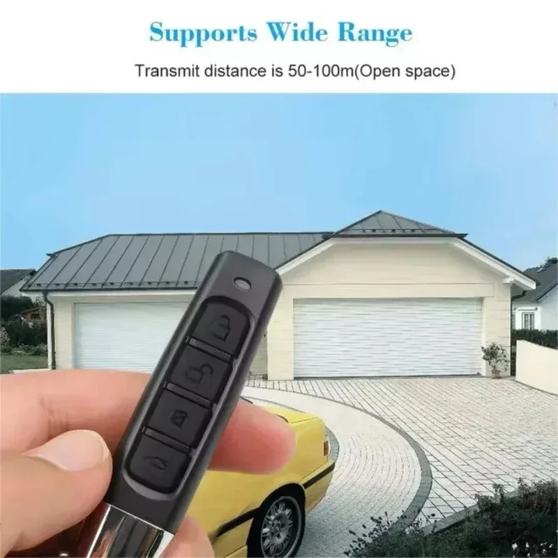 Garage Door Remote Control 433MHz 4-point Transmitter Electric Automatic Copy Clone