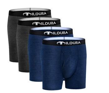 100% Merino Wool Boxer Brief Men Merino Wool Underwear Base Layer Merino Boxer Briefs Underpants Soft Moisture Breathable Comfy 1