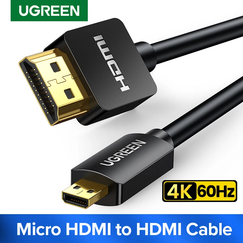 Paar Berekening Nest Ugreen Micro Hdmi 4K/60Hz 3D Effect Micro Mini Hdmi Naar Hdmi Kabel Man Op  Man Voor gopro Sony Projector 1M 1.5M 2M 3M Mini Hdmi|hdmi cable 2m|hdmi  cable 1080ihdmi cable lcd -