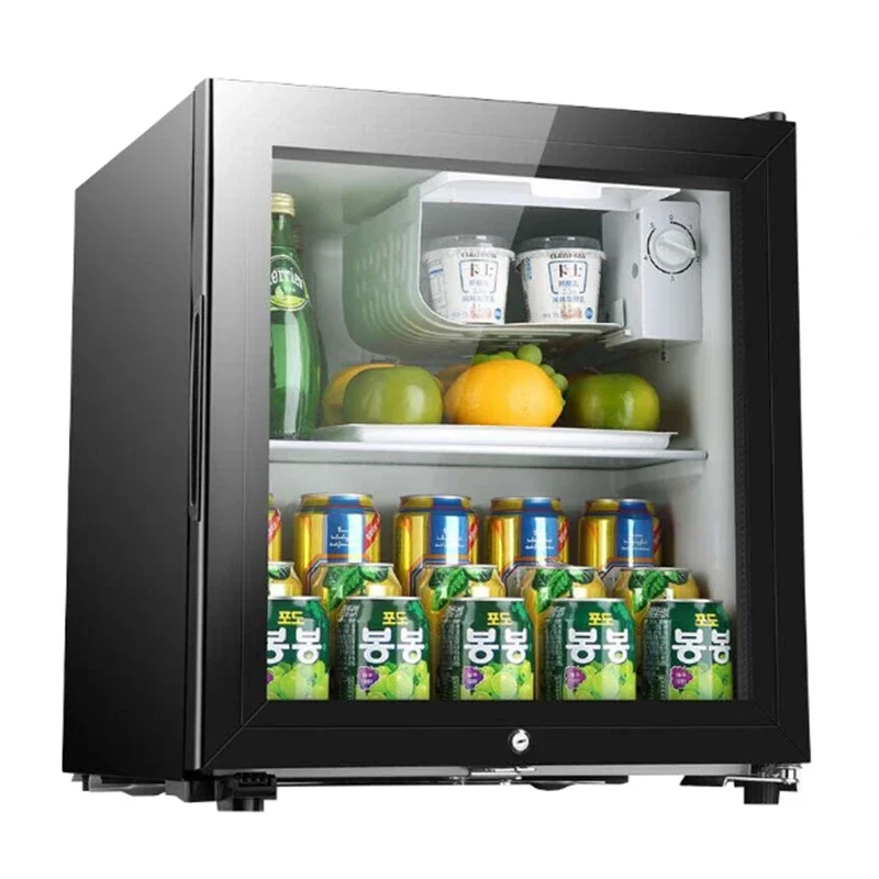 220V Office Family Hotel Tea Fruit Refrigerator Beverage Freezer 50L Large Capacity Mini Single Door Refrigerator Ice Bar BC-50