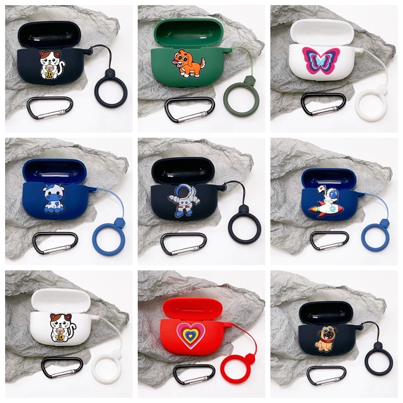 Per Sony Wf-1000Xm3 / Xm4 Custodia Cartoon Astronaut/Dog/Cat Animal Custodia Protettiva In Silicone Per Auricolari Per Sony Xm4 Scatola Di Ricarica