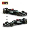 Bburago 1:43 Mercedes AMG 2024 W15 E Performance F1 Formula Car Die Cast Vehicles Collectible Model Racing Toys 4