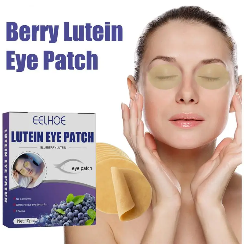 EELHOE Blueberry Eye Mask 10pcs Cold Compress Sleep Eye Protection