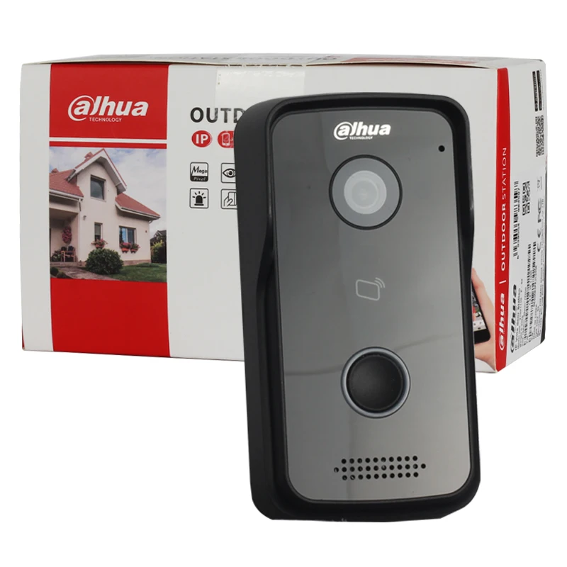 Dahua VTO2111D-P-S2 ٱ Ȩ   , ߿ ̴ ī޶, IP  ¦ ̼,    PoE