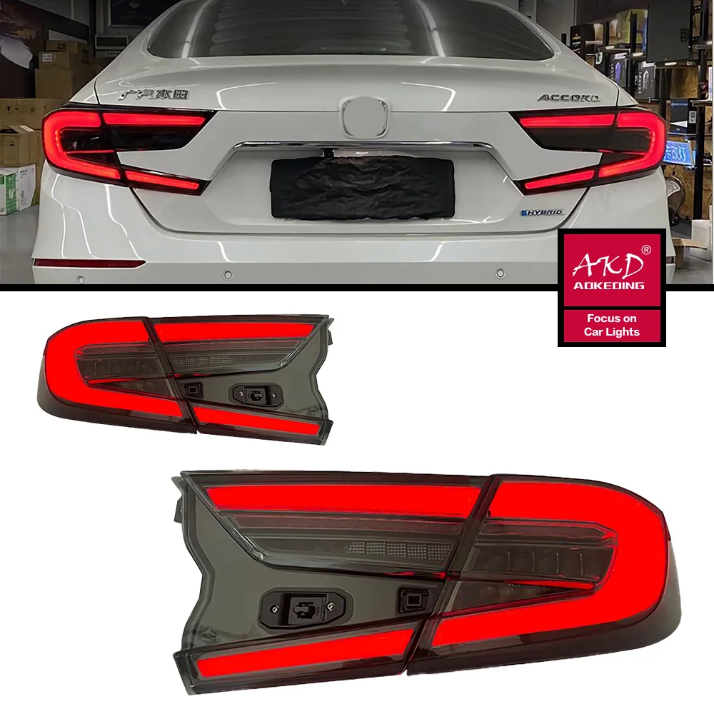 

Auto Tail Lights Parts For Honda Accord G10 2018-2021 Taillights Rear Lamp LED DRL Signal Brake Reversing Parking light Facelift