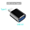 USB3.0 to Type C Male Adapter USB A to USBC Connector OTG Type C Converter Car Charging Adapter for MacBook Mobile Phone 2
