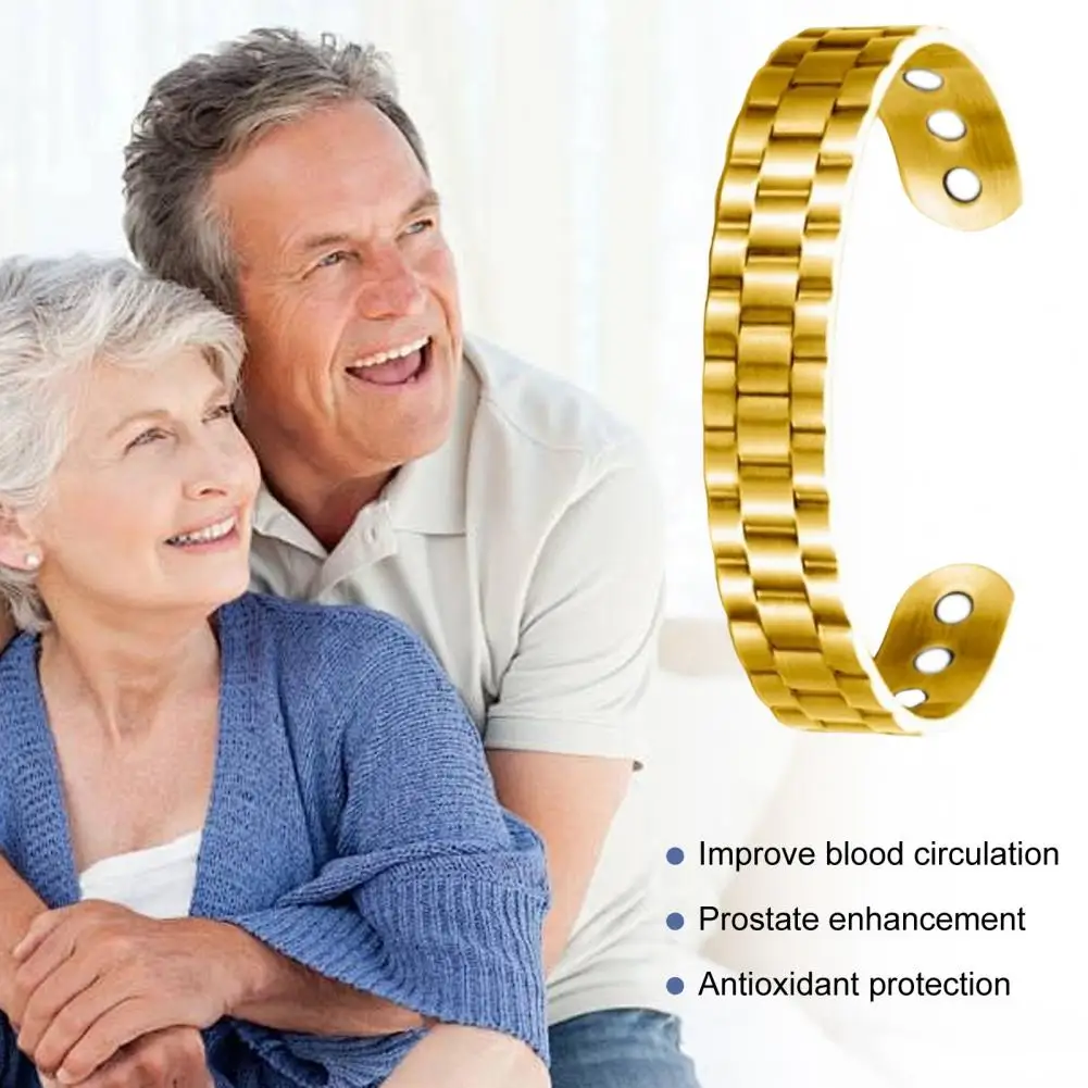 Magnetic Copper Prostate Wristband Prostate Improves Circulation Promotes Healthy Function Antioxidant Protection Bracelet magnetic bracelet
