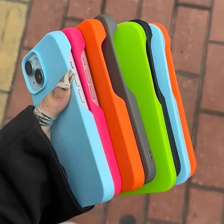 Ultra Slim Borderless Silicone Shockproof Matte Soft Phone Case