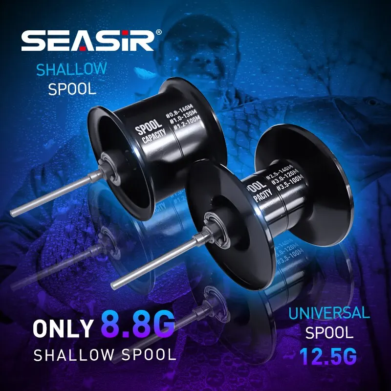 SEASIR Cast-X Baitcasting Reel 7.3:1 HS Gear Ratio Aluminum Double