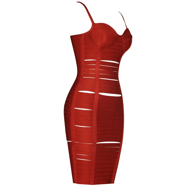 Vestido Bandage Rojo Largo Vestidos Bandage Al Por Mayor Vestido