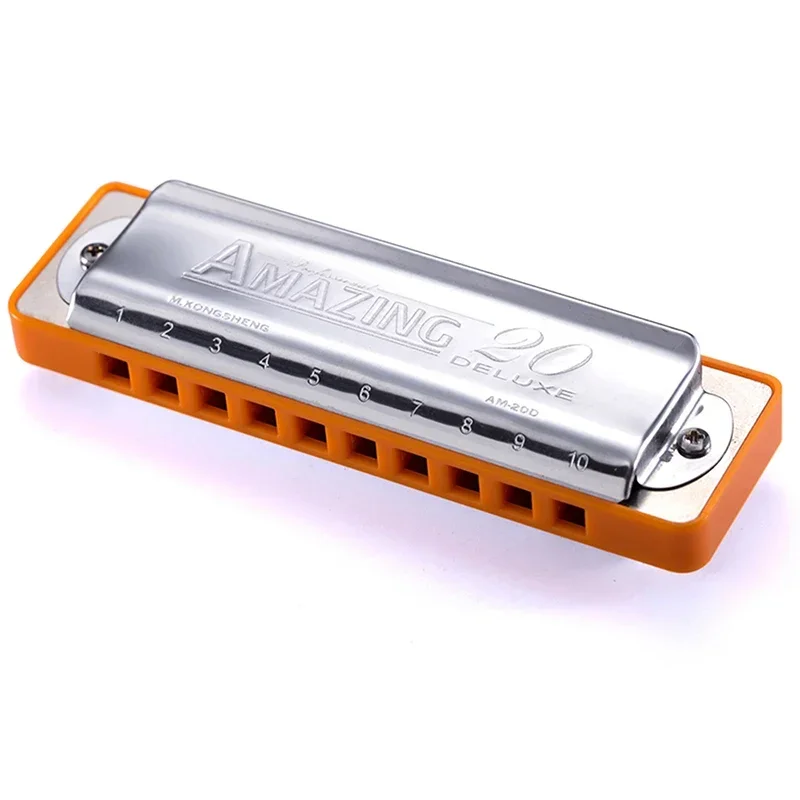 

Mouth Harp Key Organ Blues Deluxe 20 Amazing C Harmonica KONGSHENG Of Professional Diatonic ABS Musical Holes Comb 10 Instrument