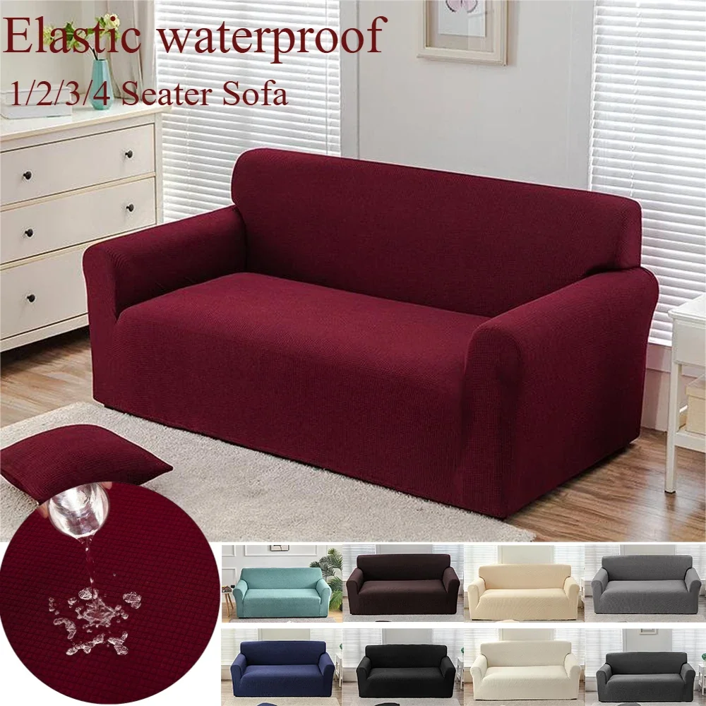 Stretchy waterproof full wrap Sofa Cover for Living Room Thick Jacquard Sofa Cover 1/2/3/4 Seater L-Shaped Corner sofa cover,furniture cover